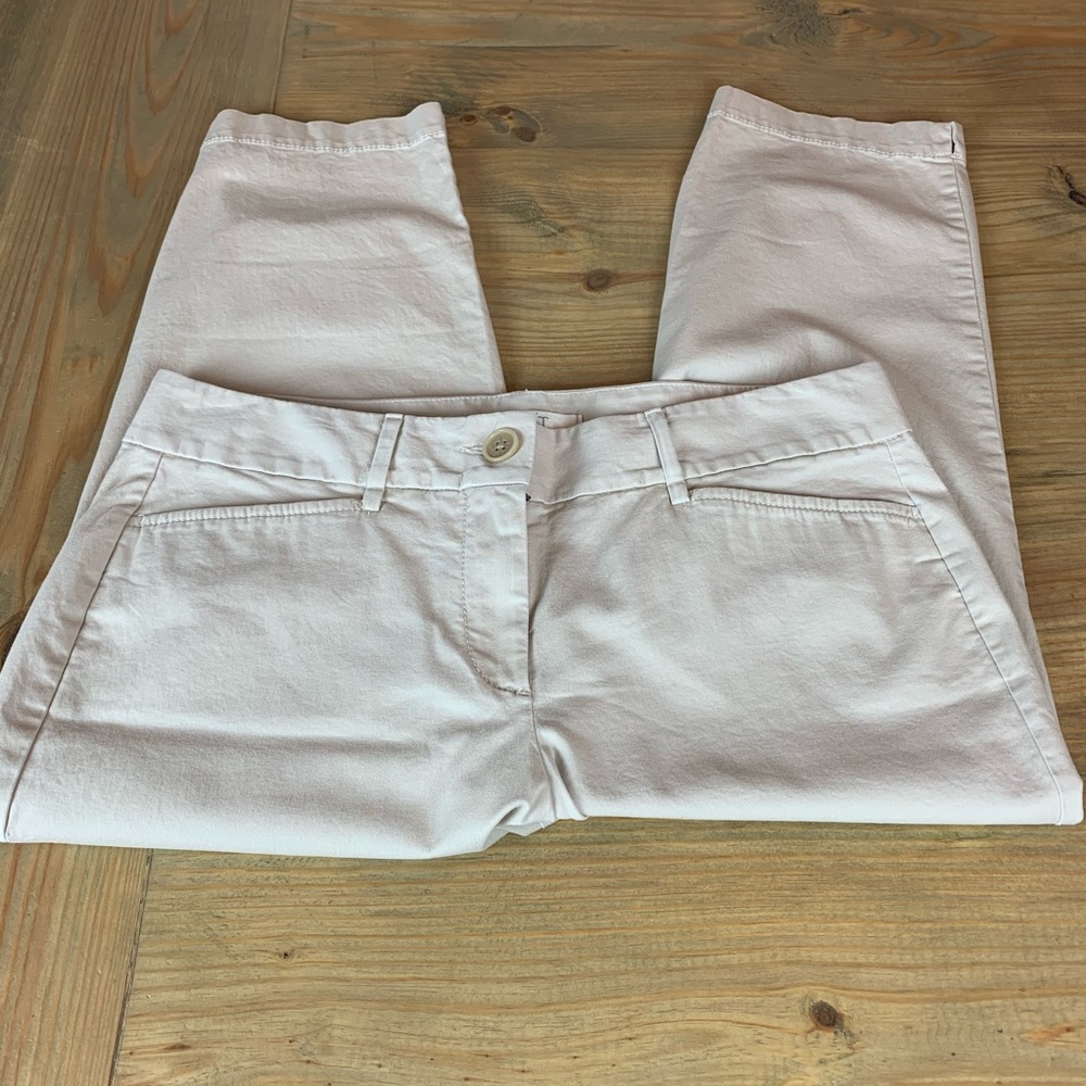 Ann Taylor Loft Cropped Khakis